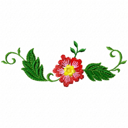Flowers And Tree Embroidery Design 12 Flowers And Tree Embroidery Design 12